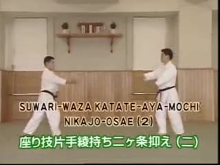 Suwari Waza Katate Aya Mochi Nikajo Osae (2)