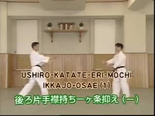 Ushiro Katate Eri Mochi Ikkajo Osae (1)