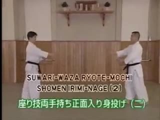 Suwari Waza Ryote Mochi Shomen Irimi Nage (2)