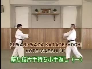 Suwari Waza Katate Mochi Kotegaeshi (1)