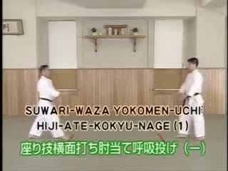 Suwari Waza Yokomen Uchi Hiji Ate Kokyo Nage (1)