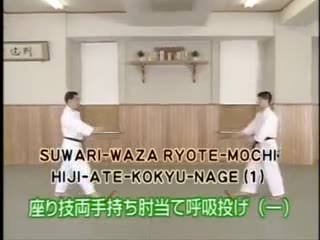 Suwari Waza Ryote Mochi Hiji Ate Kokyo Nage (1)