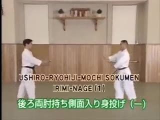 Ushiro Ryo Hiji Sokumen Irimi Nage (1)