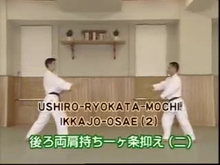 Ushiro Ryo Kata Mochi Ikkajo Osae (2)