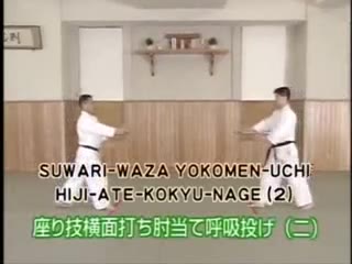Suwari Waza Yokomen Uchi Hiji Ate Kokyo Nage (2)
